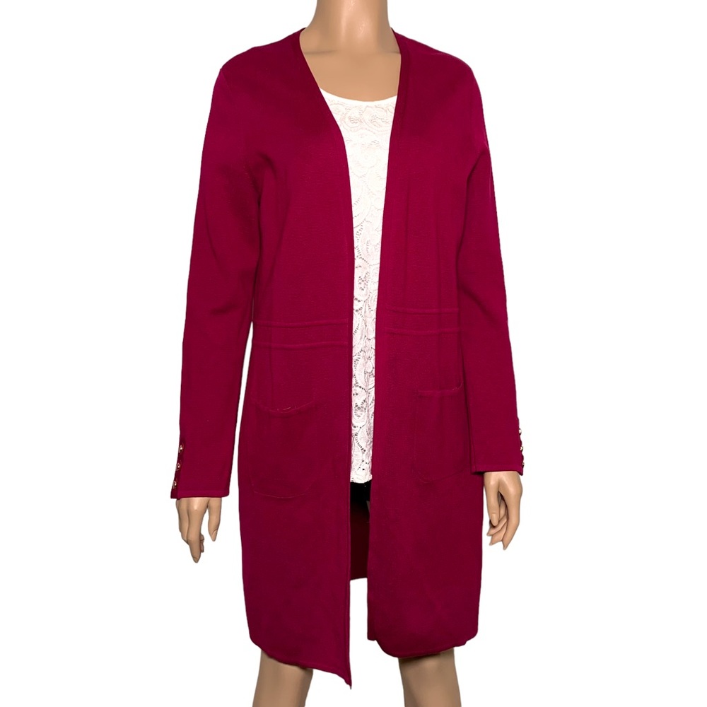 Talbots Women Long Cardigan Long sleeves Open Size S